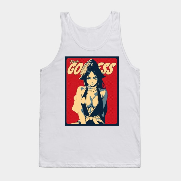 Flash Goddess Vintage Tank Top by HammiltenJohn